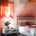 Австрийские шторы для спальни 