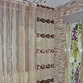 Декоративные шторы исполненные в стиле японских панелей, тюль в сборку.